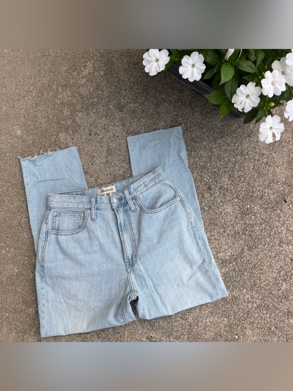 Madewell High Rise Cropped Jeans Size 27 - The Curvy Perfect Vintage Jean